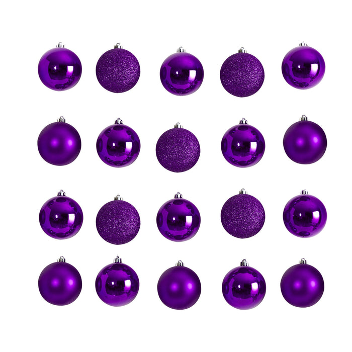 Holiday 20 Count 3" Shatterproof Ornament Set