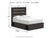 Hollivern - Panel Bed With Storage - Simple Home Plus