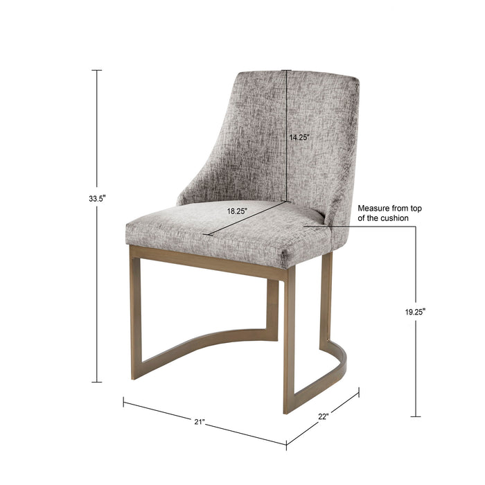 Bryce - Dining Chair (Set of 2) - Gray - Simple Home Plus