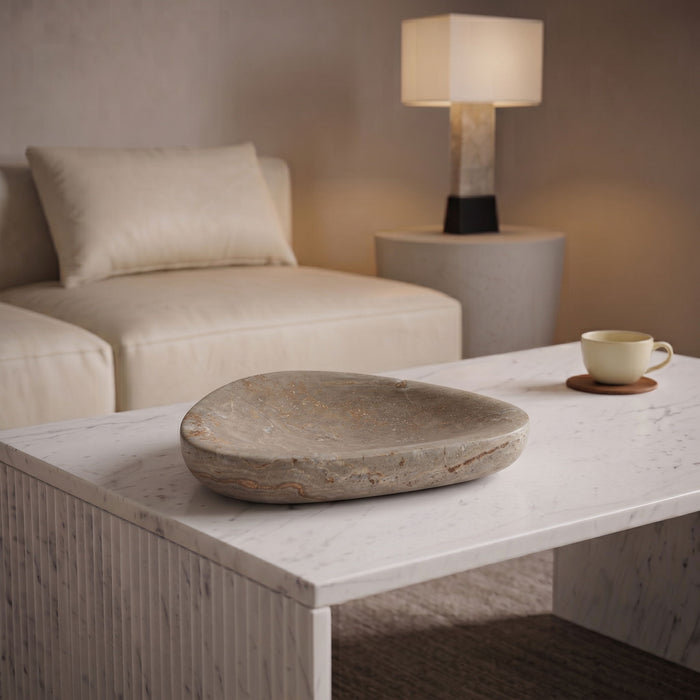 Whelan - Travertine Bowl - Simple Home Plus