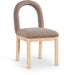 Conrad - Linen Dining Chair With Natural Legs - Simple Home Plus