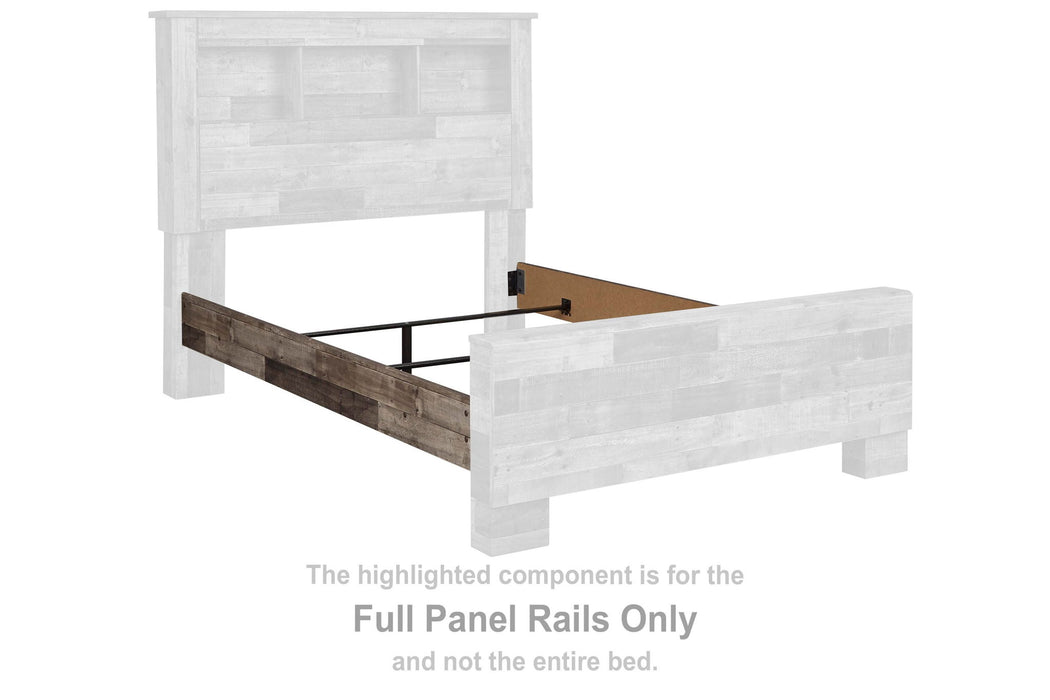 Derekson - Full Panel Rails - Multi Gray - Simple Home Plus