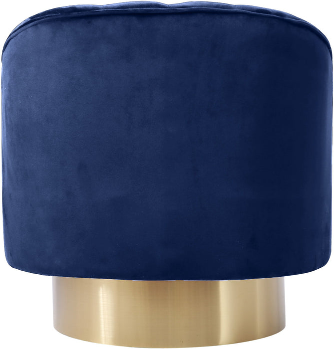 Farrah - Accent Chair with Gold Base - Simple Home Plus