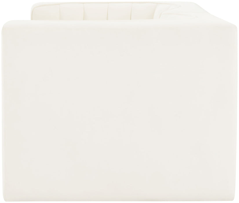 Rummi - Velvet Performance Fabric Upholstered 2 Piece Modular Loveseat - Simple Home Plus