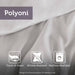 Laurel - 7 Piece Tufted Comforter Set - Plum - Simple Home Plus