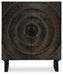 Fosterman - Distressed Black - Accent Cabinet - Simple Home Plus