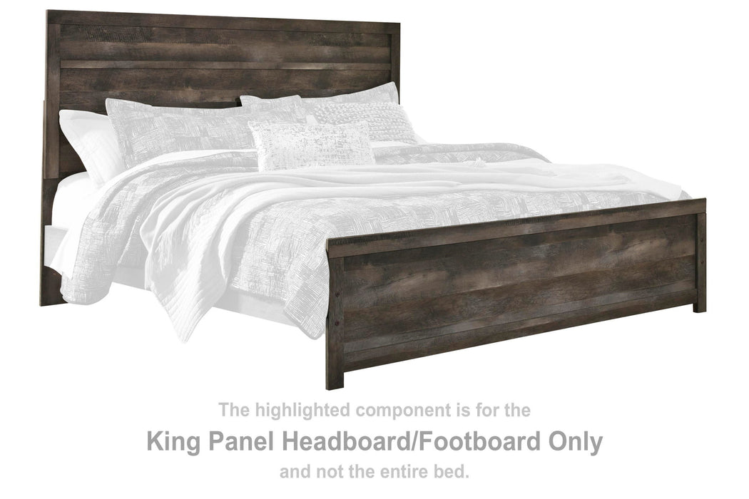 Wynnlow - King Panel Headboard/Footboard - Gray - Simple Home Plus