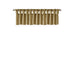 Emilia - Lightweight Valance With Beads - Bronze - Simple Home Plus
