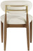 Riccio - Fabric Dining Side Chair (Set of 2) - Walnut Frame - Simple Home Plus
