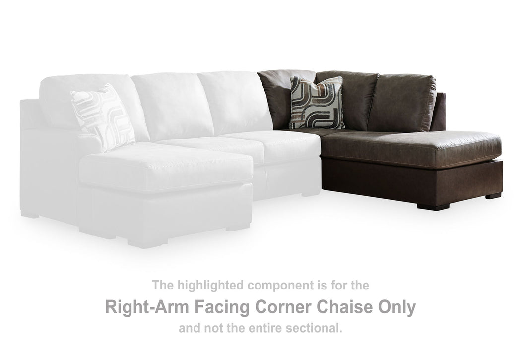 Castille Way - RAF Corner Chaise - Fossil - Simple Home Plus