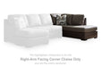 Castille Way - RAF Corner Chaise - Fossil - Simple Home Plus