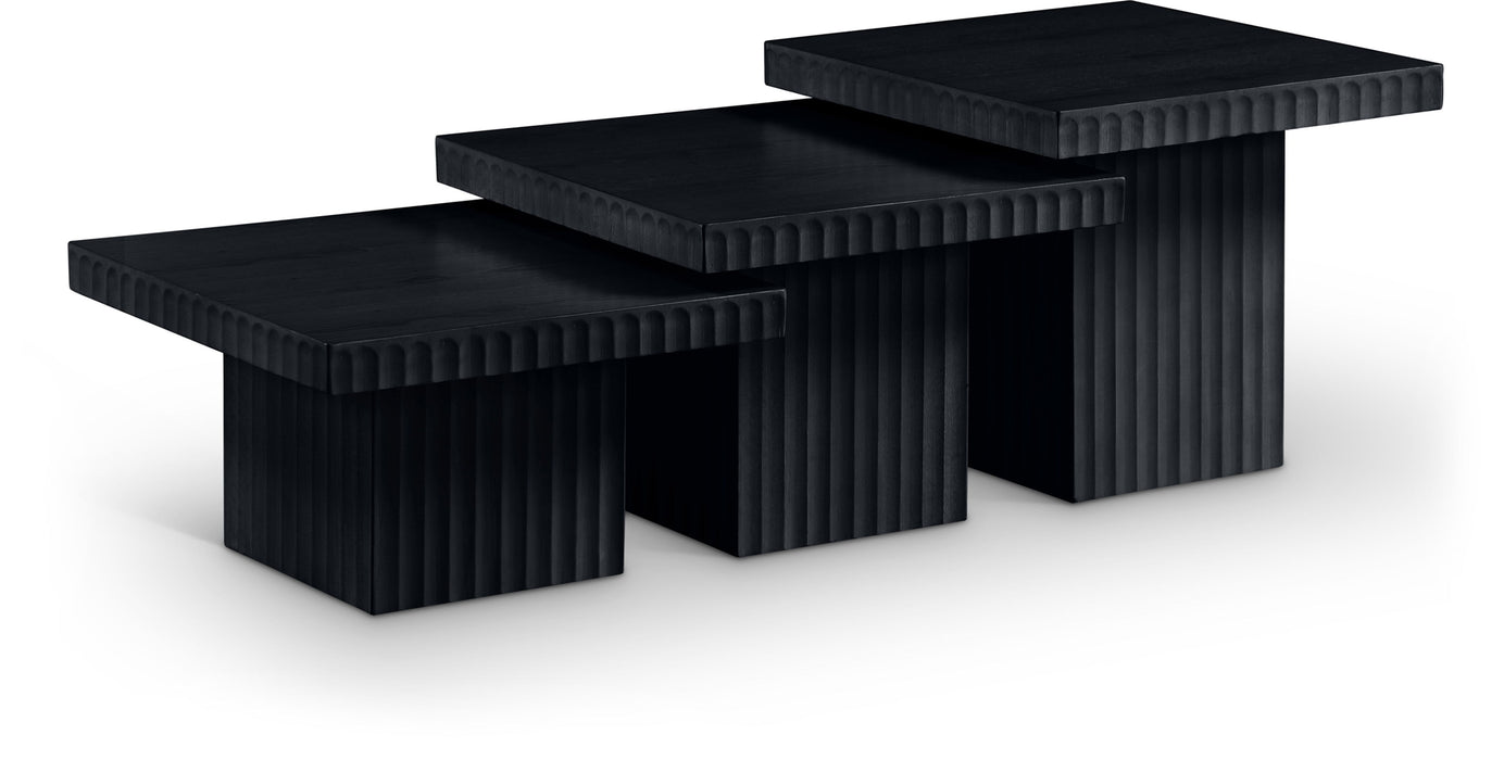 Spencer - Oak Veneer 3 Piece Coffee Tabl - Simple Home Plus