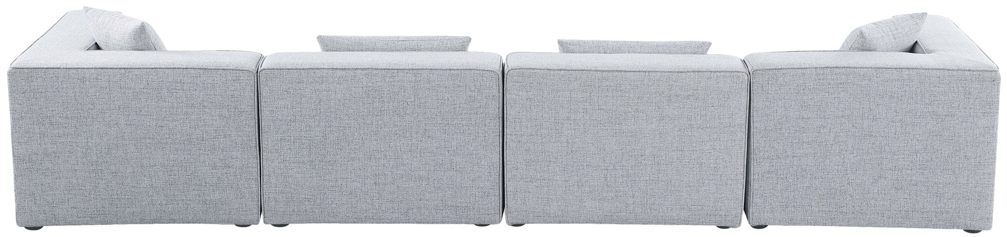 Cube - Linen Modular 4 Seat Sofa - Simple Home Plus