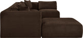 Shaggy - 6 Piece Modular U-Shaped Sectional - Simple Home Plus