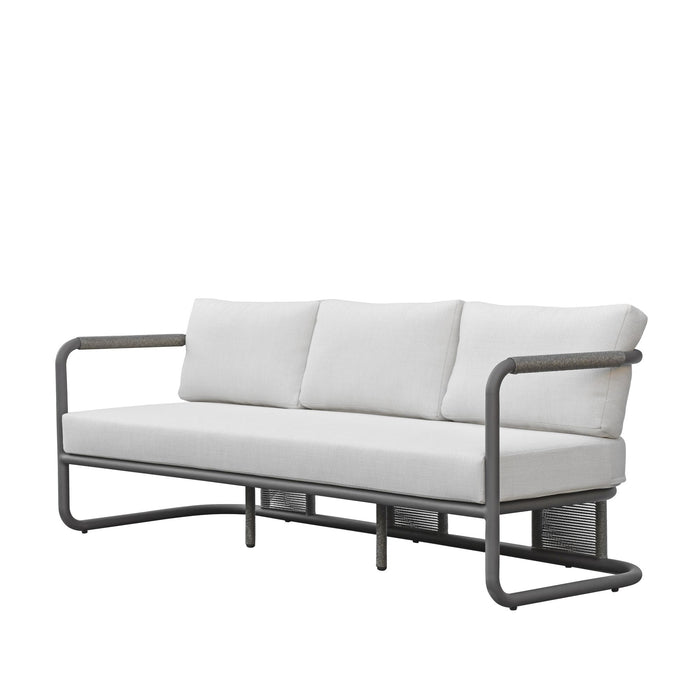 Dorado - Outdoor Sofa - Off-White / Gray - Simple Home Plus