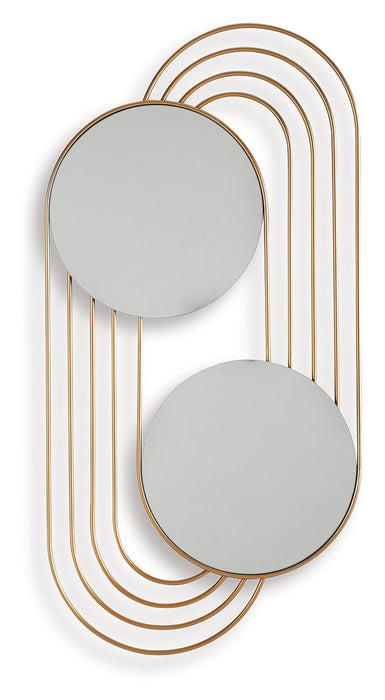 Warrenley - Gold Finish - Accent Mirror - Simple Home Plus