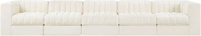 Rummi - Velvet Performance Fabric Upholstered 5 Piece Modular Sofa - Simple Home Plus