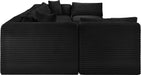 Shaggy - 8 Piece Modular U-Shaped Armless Sectional - Simple Home Plus