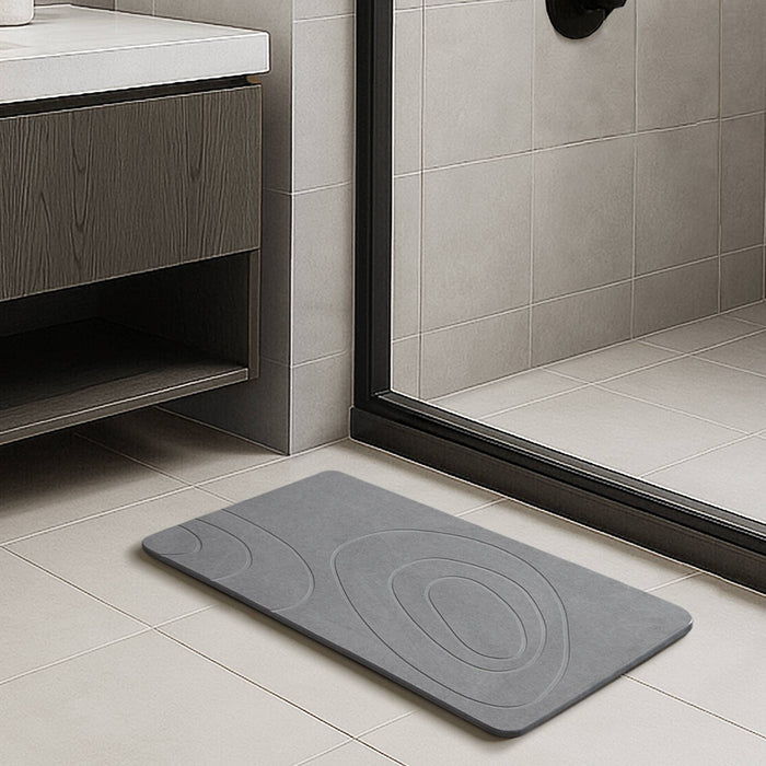 Diatom - Bath Mat - Pebble Gray - Simple Home Plus