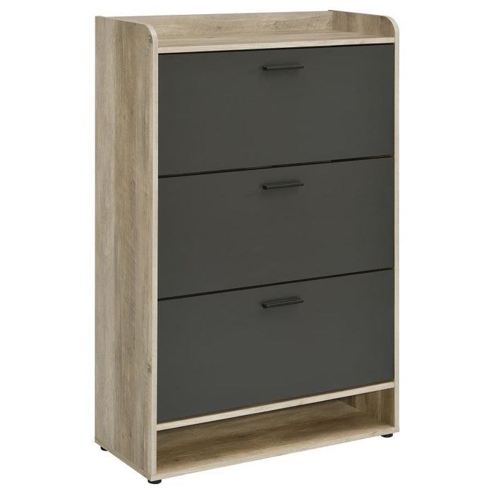 Denia - 3-Tier Engineered Wood Shoe Cabinet - Simple Home Plus
