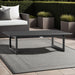 Cayman - Aluminum Outdoor Coffee Table - Black - Simple Home Plus