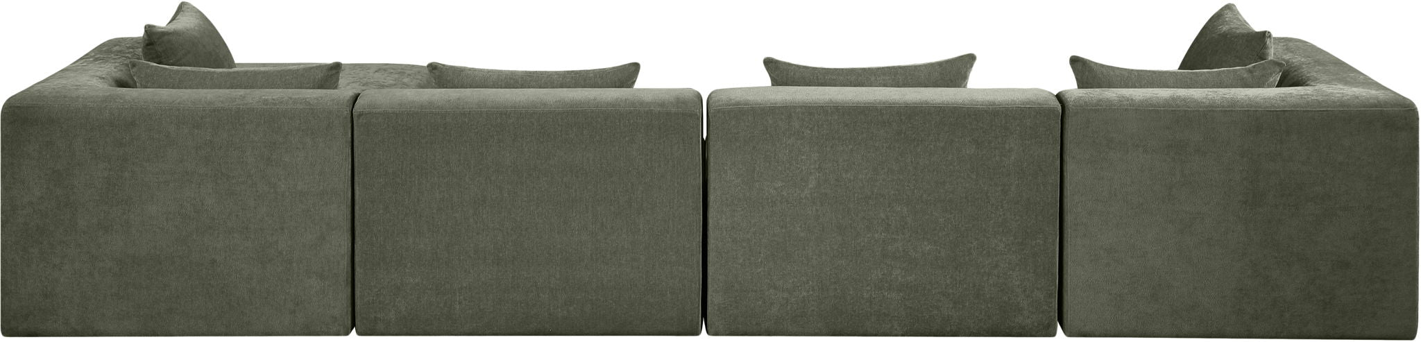 Stellar - 5 Piece Upholstered Modular Sectional - Simple Home Plus