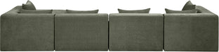 Stellar - 5 Piece Upholstered Modular Sectional - Simple Home Plus