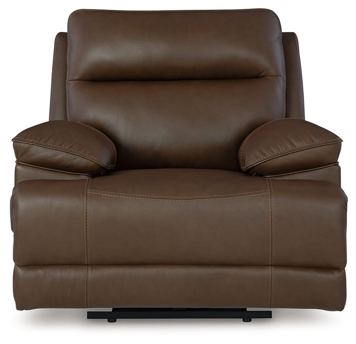 Vonryan - Tobacco - Power Recliner / Adj Headrest - Simple Home Plus