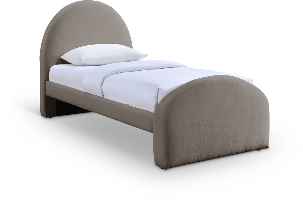 Andaz - Chenille Fabric Upholstered Bed - Simple Home Plus