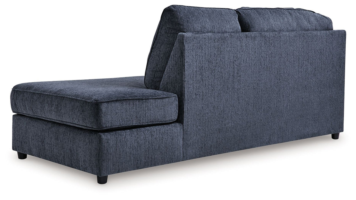 Albar Place - Raf Corner Chaise - Cobalt - Simple Home Plus