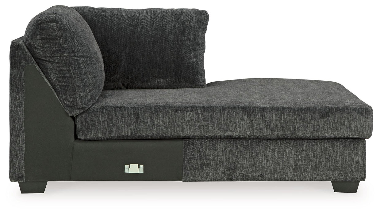 Biddeford - Raf Corner Chaise - Shadow - Simple Home Plus