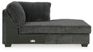 Biddeford - Raf Corner Chaise - Shadow - Simple Home Plus
