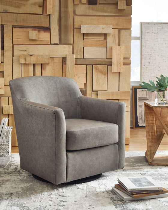 Bradney - Swivel Accent Chair - Simple Home Plus