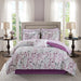 Lafael - Complete Comforter And Sheet Set - Purple - Simple Home Plus