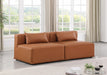Cube - Modular 2 Seat Armless Sofa - Simple Home Plus