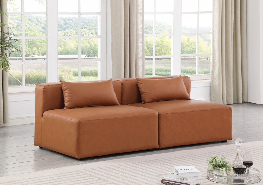 Cube - Modular 2 Seat Armless Sofa - Simple Home Plus