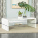 Airell - Rectangular Coffee Table With Shelf - White High Gloss - Simple Home Plus