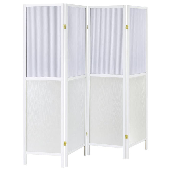 Mattison - 4-Panel Room Divider Folding Shoji Screen - Simple Home Plus