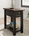Tyler Creek - Black / Gray - Chair Side End Table - Simple Home Plus