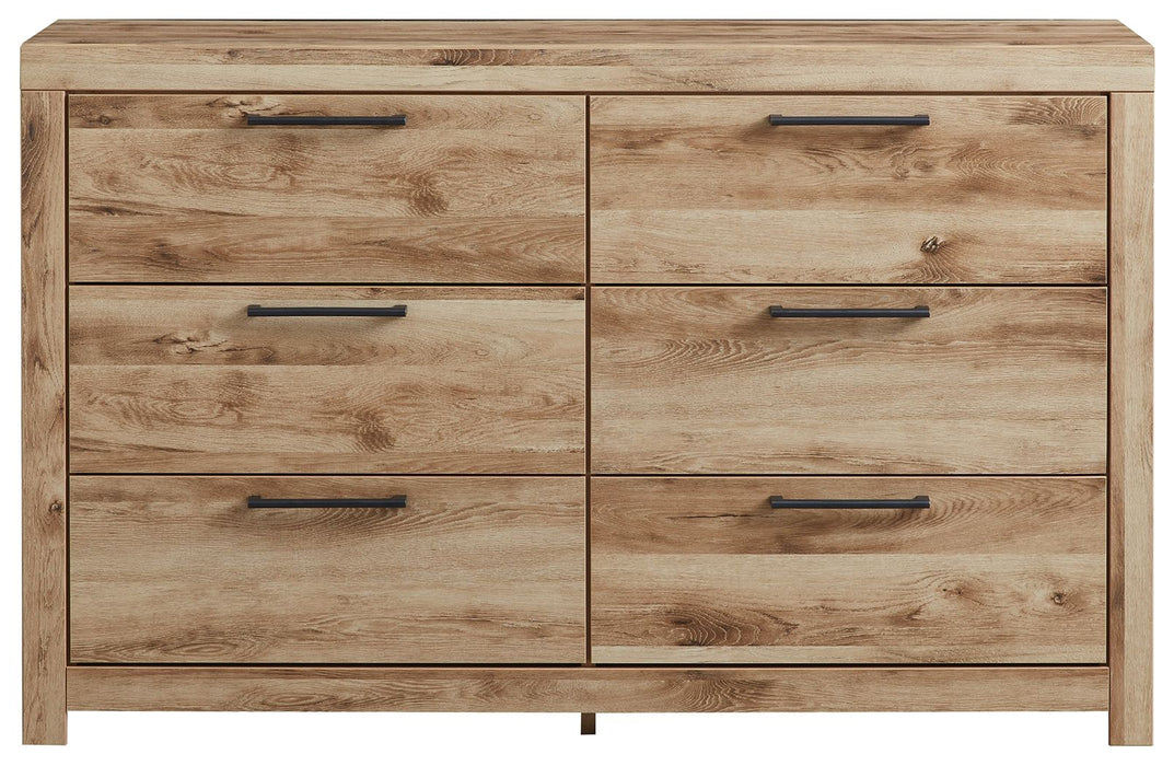 Hyanna - Tan Brown - Six Drawer Dresser - Simple Home Plus