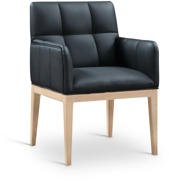 Adrian - Dining Arm Chair Set - Light Brown Legs - Simple Home Plus