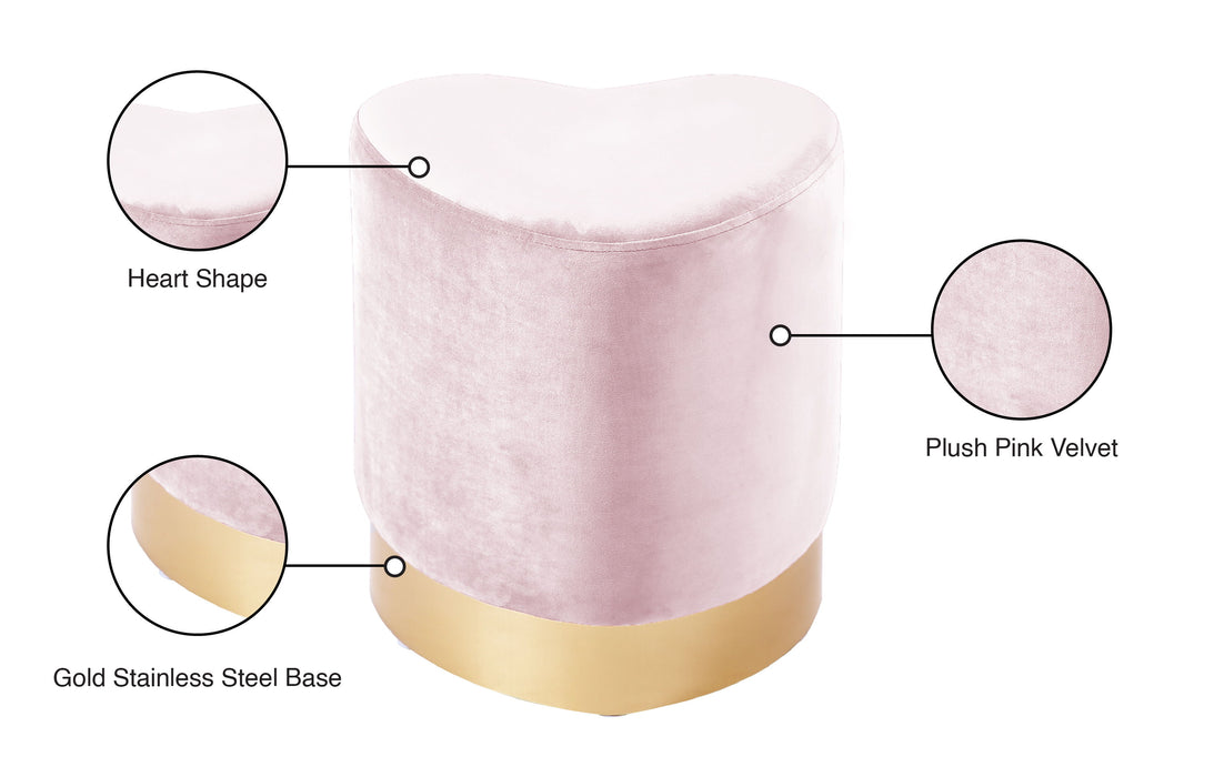 Heart - Stool Ottoman - Simple Home Plus