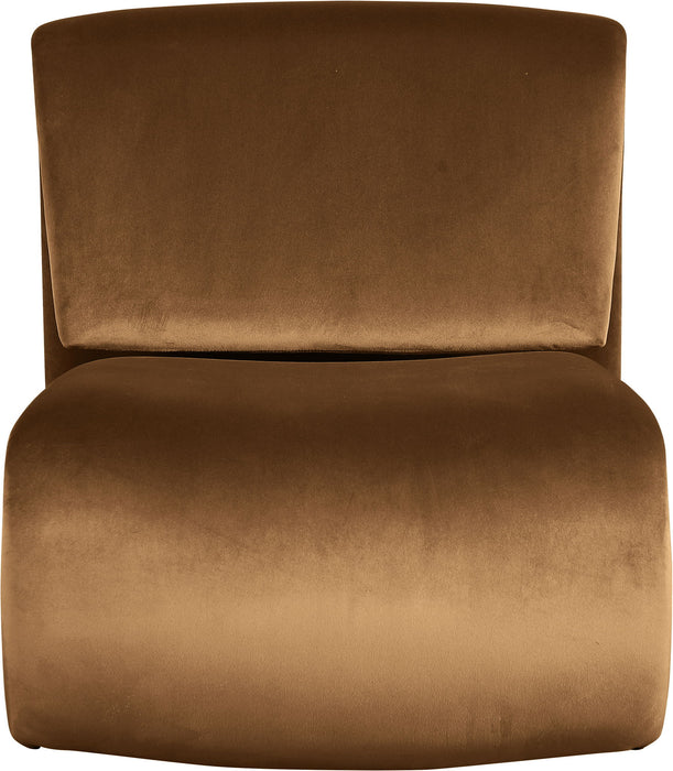 Nouveau - Accent Chair - Saddle - Simple Home Plus