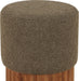 Veranda - Ottoman / Stool With Brown Base - Simple Home Plus