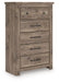 Rusticott - Brown - Five Drawer Chest - Simple Home Plus
