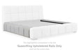 Grendusk - Queen/King Upholstered Rails - Light Gray - Simple Home Plus