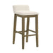 Annikah - Modern Transitional Wood Bar Height Kitchen Bar Stool - Simple Home Plus