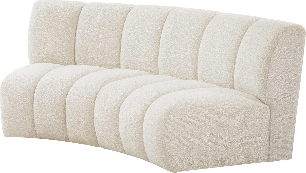 Infinity - 2 Piece Boucle Modular Sectional - Simple Home Plus