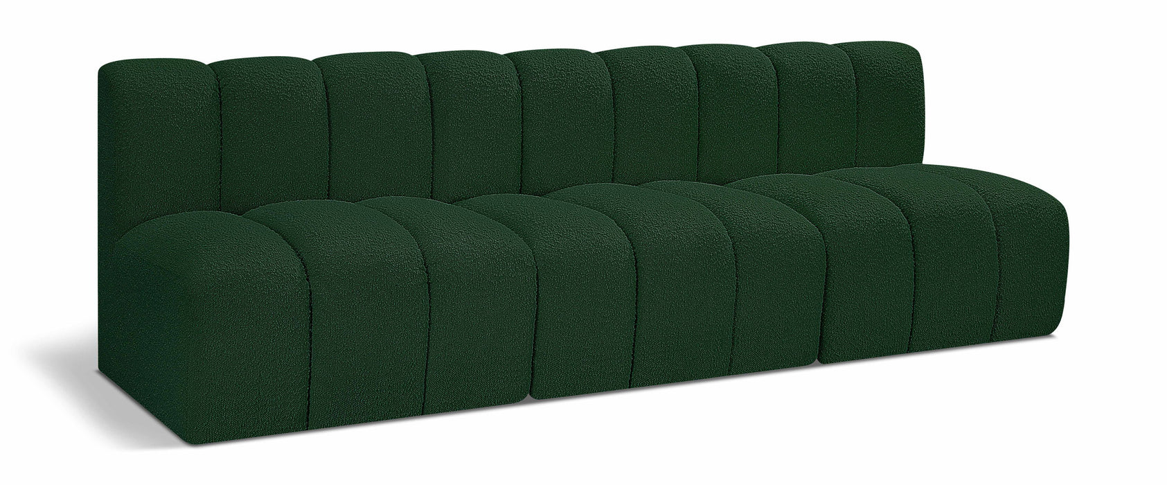 Arc - Boucle Fabric 3 Seats Modular Sofa - Simple Home Plus
