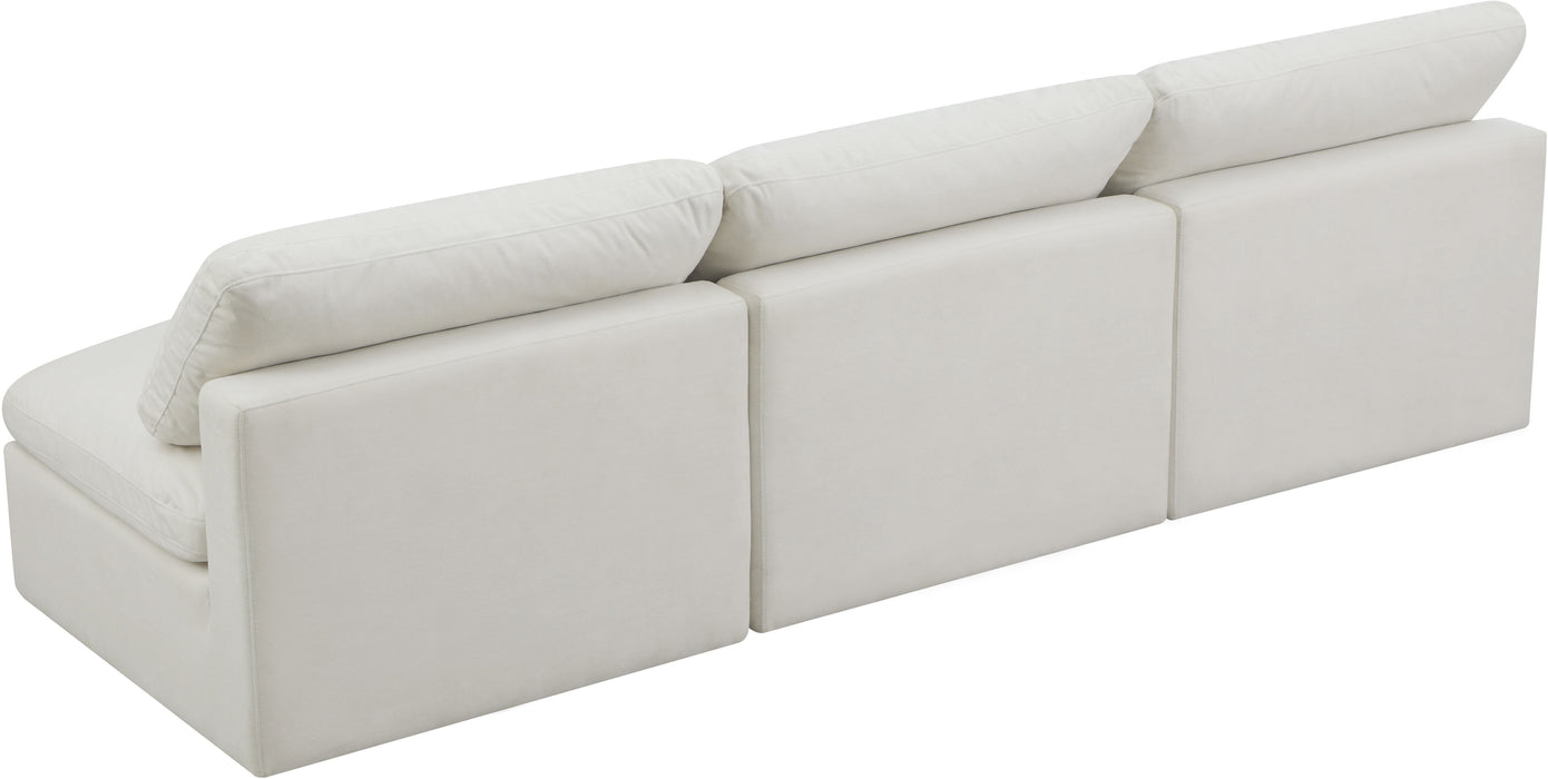 Plush - Modular Armless 3 Seat Sofa - Simple Home Plus